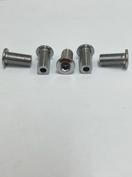 16mm Chainring Bolt SET OF (5) Five- Stainless Steel