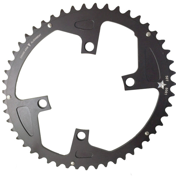 OVAL 110 4-Bolt ST CXR 52T Road / Cross Compact Chainring