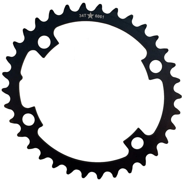 OVAL 110 4-Bolt ST CXR 34T Road / Cross Compact Chainring