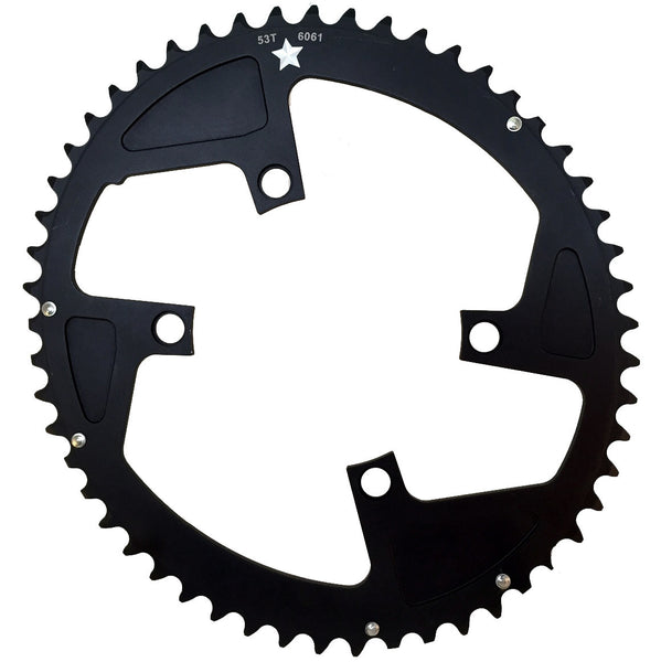 OVAL 110 4-Bolt ST CXR 53T Road / Cross Compact Chainring