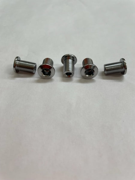 13mm Chainring Bolt SET OF (5) Five- Stainless Steel